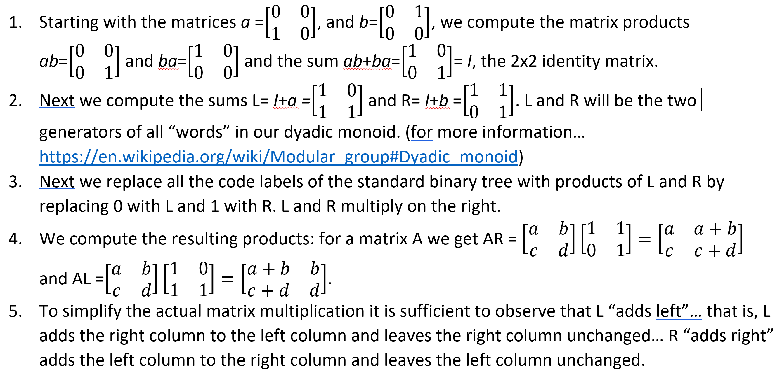 The Dyadic Monoid Tree – 21st Century Paradox